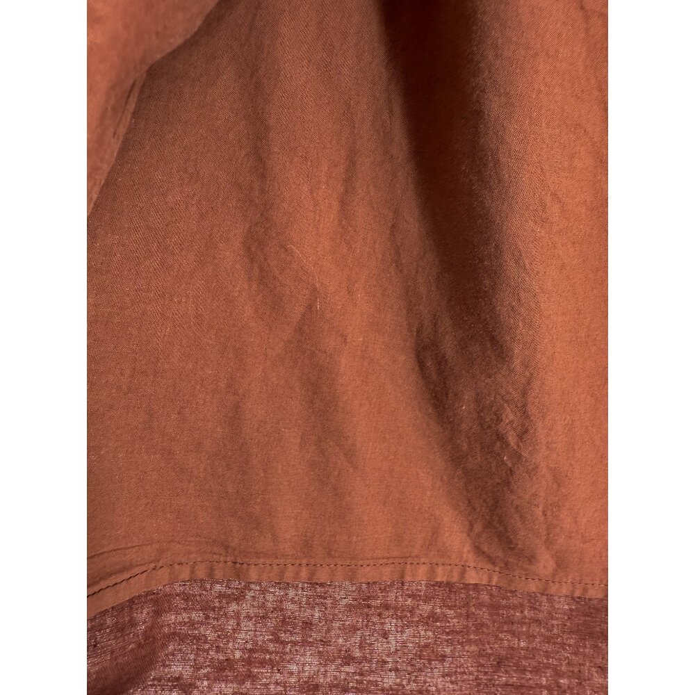 COMMENSE Asymmetric One-Shoulder Split Midi Dress in Brown M - Picture 6 of 11